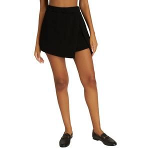 NEW PROJECT SOCIAL T other side terry skort in black
